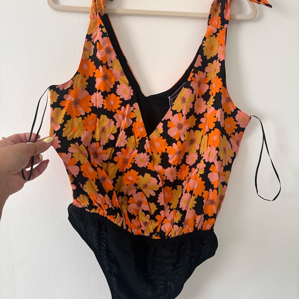 Floral One-Piece body suit